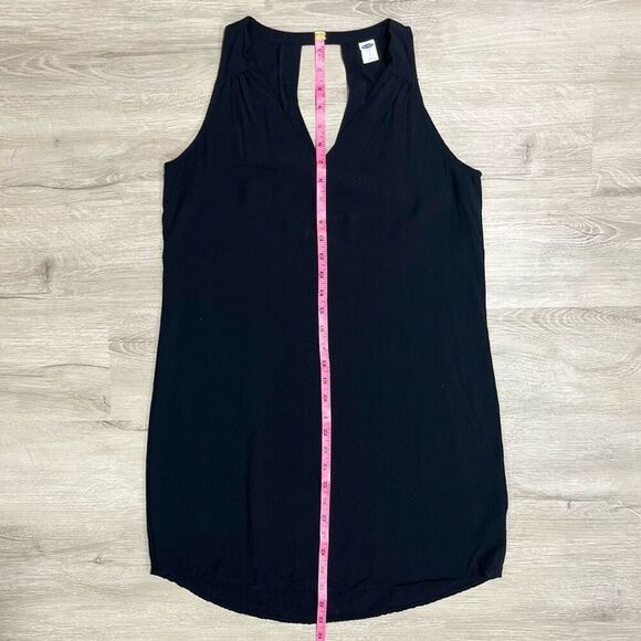 Old Navy Sleeveless V-Neck Keyhole Back Mini Dress Women’s Size Small Black - Picture 10 of 10